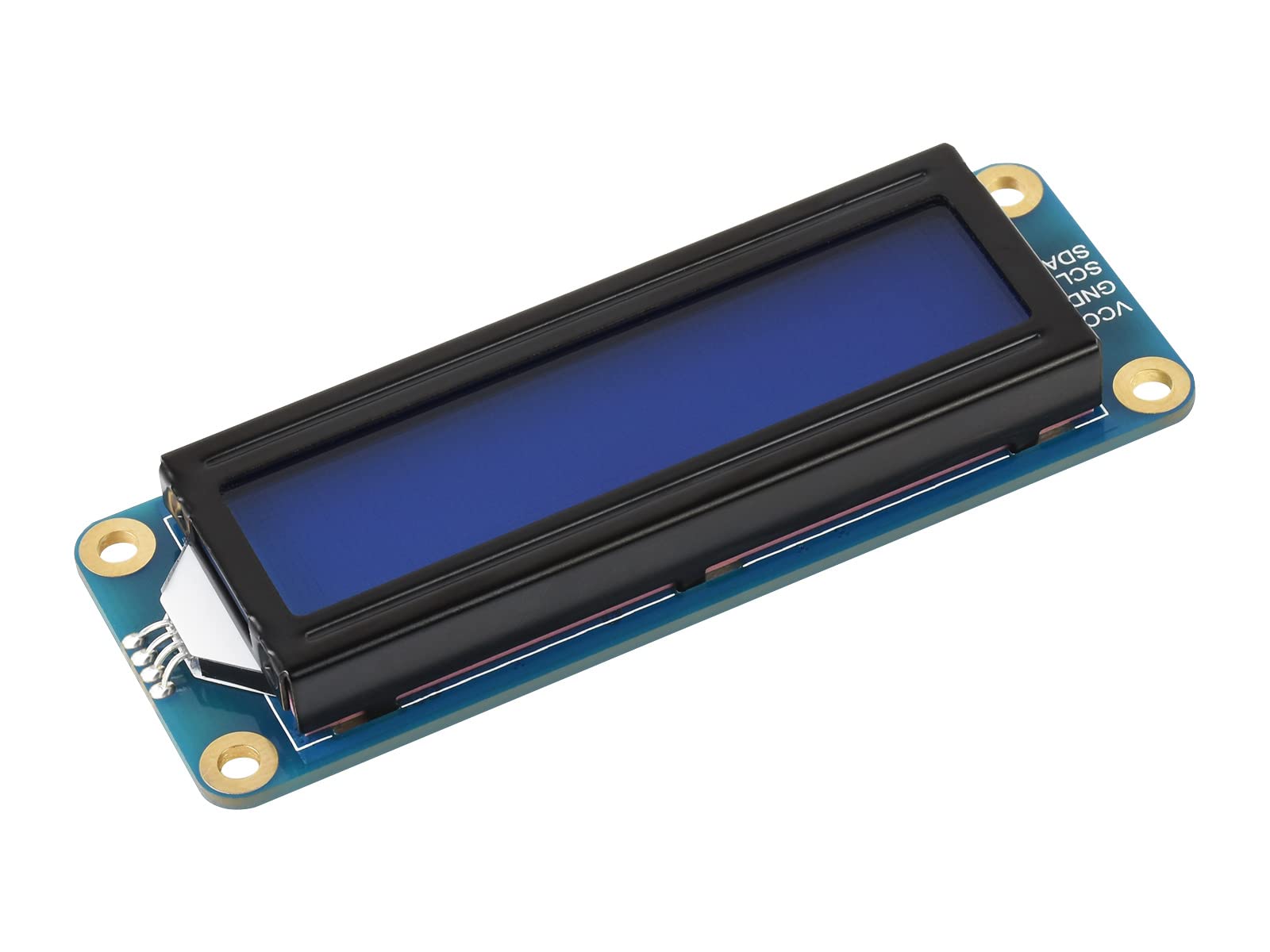 Waveshare LCD1602 RGB Module 16x2 Characters LCD Adjustable RGB Backlight Color 3.3V/5V Compatible 3.3V/5V Compatible I2C Communication
