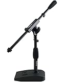 Gator Frameworks GFW-MIC-0821 Short Mic Stand with 4.5" X 8" Weighted Base