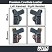 Cardini Leather USA - IWB Brown Leather Holster - Right Handed - Concealed Carry - for CZ Rami 2075 - Inside The Waistband with Clip