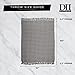 DII Rustic Farmhouse Cotton Diamond Blanket Throw with Fringe For Chair, Couch, Picnic, Camping, Beach, & Everyday Use , 50 x 60