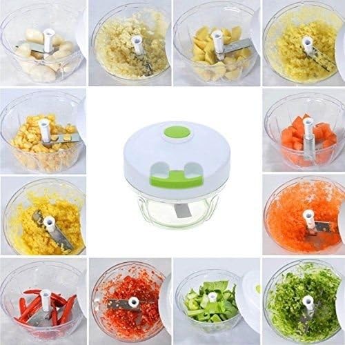 Safe Vegetable Chopper Slicer Fruit Cutter Hand Held Food Chopper