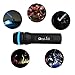 [2 PACK] OxyLED OxyWild MD02 Zoomable Mini LED Flashlight, 3 Lighting Modes, Colorful Decorative Ring