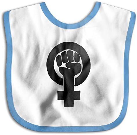 Kids Baby Wipes Toddler Saliva Towel Drool Bibs Pinafore Power Feminist Fist