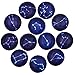 12 Constellation Series Fridge Magnets Beautiful Glass Creative Pushpins for Whiteboard Office Calendar Decorative Popular Home Wall Décor Set (Constellation)