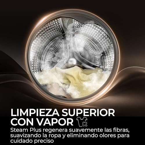X 5 HWD100-BP16357US Lavadora Secadora, Capacidad 10KG+6KG, Motor Inverter, WIFI, Tecnología Antibacterias, Refresh, Inicio diferido, DetectorKG, 60CM Ancho, 1600 RPM, 16 programas, Blanco