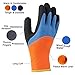 Cold Weather Work Gloves 2 Pack, Double Coating Superior Grip Water-Proof Winter Gloves, Polar Fleece Liner Warm Comfortable for Outdoor Garden Auto Fishing Ice Snow Activities.