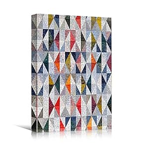signwin Canvas Wall Art Painted Patterns Abstract Colorful...