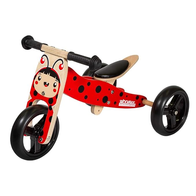 triciclo de madera sin pedales