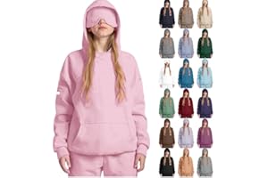oelaio Boys Girls Hoodie with Eye Mask Built In,Comfort Airplane Mode Travel Sweatshirt with Hidden Pocket Blanket Hoodies