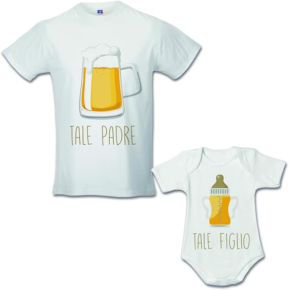 t shirt papà figlio