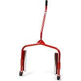 AFF Truck Tire Wheel Dolly - 450 lbs Capacity - for Super Single Tires | Tubular Steel Wheel Dolly Handles Large Truck Tires and Wheels between 36" to 48" Diameter - Versatile Shop or Roadside Use