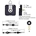 Mudder DIY Clock Movement 2 Hands, 3/ 10 Inch Maximum Dial Thickness, 4/ 5 Inch Total Shaft Length