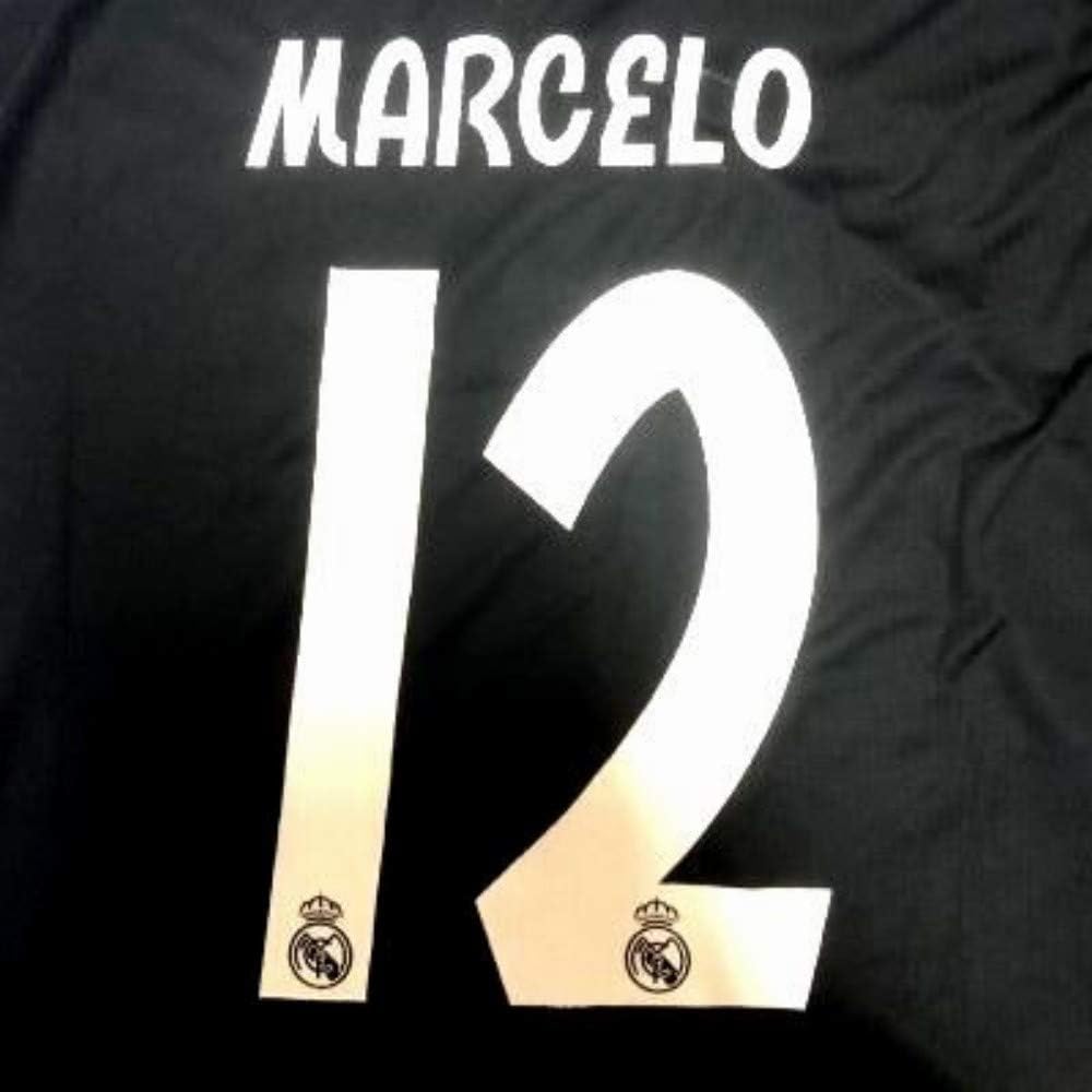 Amazon レアルマドリード マルセロ 12 黒 アウェイ 19 子供用 上下セット パンツ付 L サッカー フットサル ボーイズ 通販