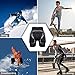 Protection Hip 3D Padded Protective Shorts for Snowboard Skate and Ski Black