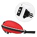 jntworld Waterproof Bike Saddle Bag Under Seat Bike Bag Mountain Bike EVA Nylon Shell Cycling Tail Bag, Red
