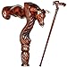 GC-Artis Bull Head Wooden Cane - Handmade, Ergonomic, Comfort Grip Cane - Wood Carved Canes for Men and Women - Fashionable Wooden Walking Stick - Right-Hand Version Cane 36