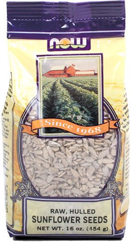 NOW Foods, Sunflower Seeds, Raw and Unsalted, Hulled for Great Taste, Excellent Source of Vitamin E and Magnesium, Grown in the USA, Certified Non-GMO, 1-Pound (Packaging May Vary)