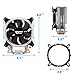 darkFlash CPU Cooler PC Heatsink with Four Direct Contact Heat Pipes & 120mm PWM White LED Fan Computer CPU Air Cooling Cooler Radiator for Intel & AMD