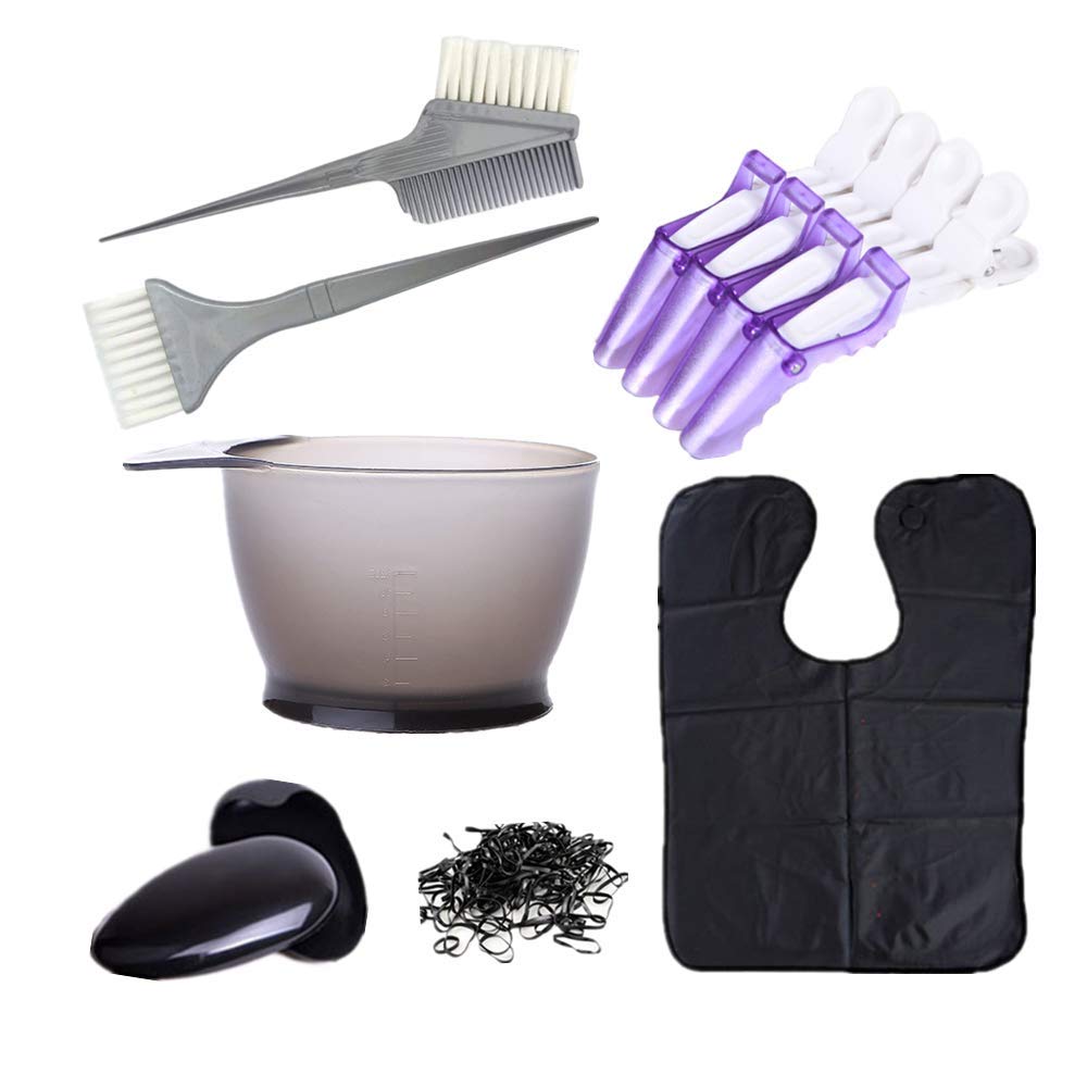Hair bleach kit hair dye brush and bowl set hair dye kit hair bleaching kit hairdressing tools