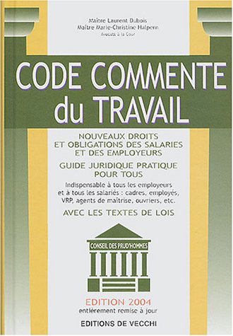 Code commenté du travail