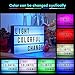 Cinema Light Box, ROTEK A4 Size 7 Colors Remote-Controlled LED Rechargeble Light Box with 189 Letters,Built-in Battery DIY Light Box for Wedding, Halloween, Chrismas,Dorm Room Decorations
