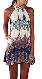 REPHYLLIS Womens Swimwear Beachwear Causal Bohemian Style Short Jumpsuit