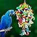 AK KYC Parrot Chewing Toys Extra Large Wooden Blocks Nibbling Keeps Beaks Trimmed Attract Pet's Attention for Large Medium Parrots and Birds Parakeet Macaws African Greys and Conures