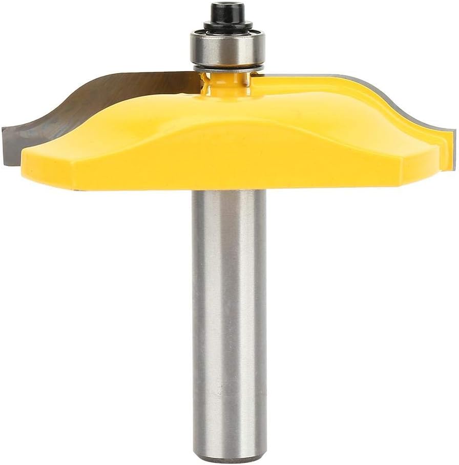 FTVOGUE 1/2in Shank T-Slot Router Bit Woodworking Panel Router Bit Door Raised Panel Milling Cutter