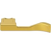 Haoge THB-XVG Metal Thumb Up Rest Hand Grip for Fujifilm X100VI Fujinon X100V Camera Accessories Gold Hot Shoe Thumb Up