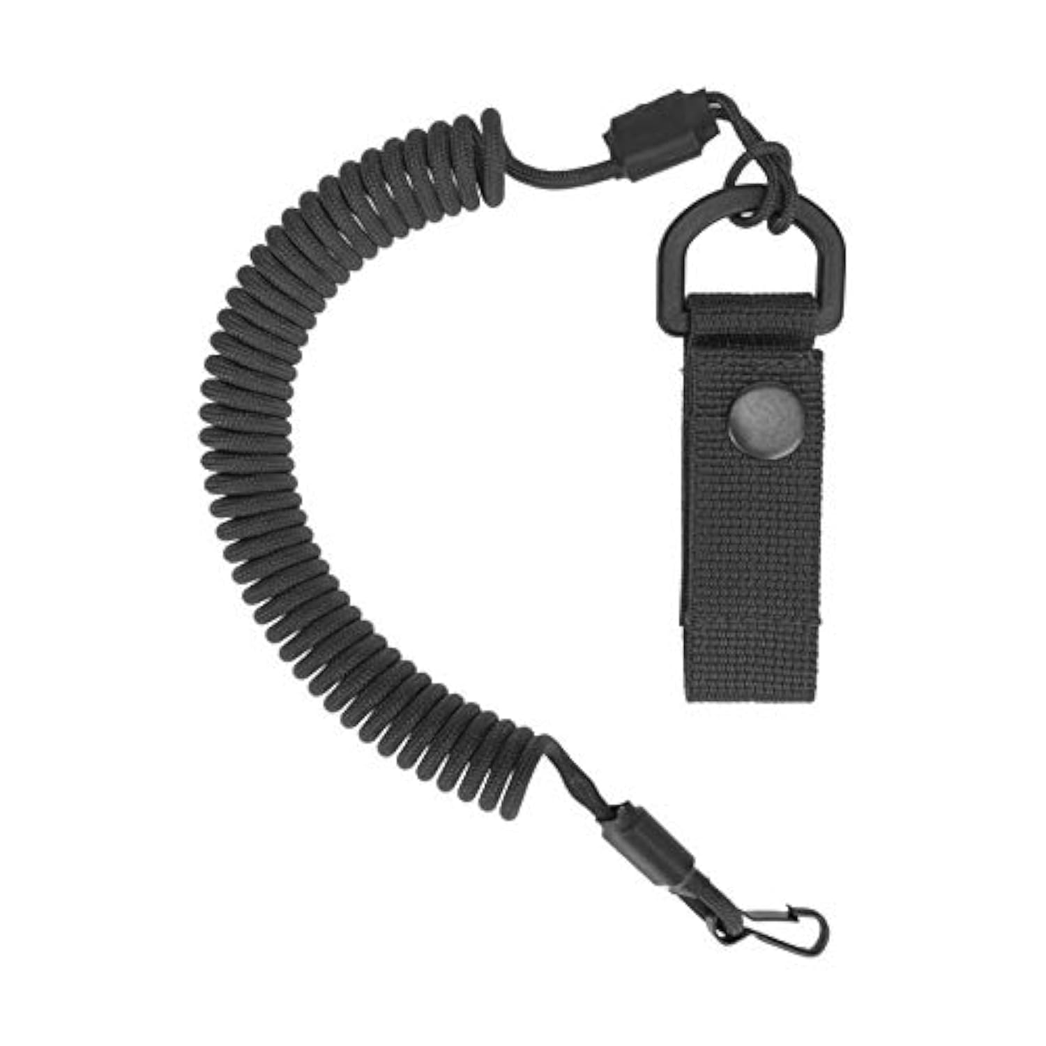 EdcX Paracord Nylon Tactical Lanyard, spiral cable, elastic key pendant made of Paracord, 4 types of fastening to choose from