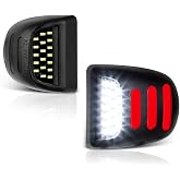 OTnhaee LED License Plate Lights Compatible with 1999-2014 Chevy Silverado 1500 2500HD 3500HD, Avalanche, Suburban, Tahoe, GMC Sierra, Yukon, Cadillac Escalade,48-SMD 6500K Super White (Update-White)