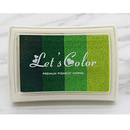 STORE-HOMER - Multicolour Creative DIY Oil Rubber Stamps Ink Pad for Wedding Decoration Party Favors and Gifts Craft Supplies Fingerprint Tree - Thumbnail 4