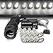 Xprite 160W 8 HID Bulbs Hide-A-Way Emergency Hazard Warning Strobe Lights