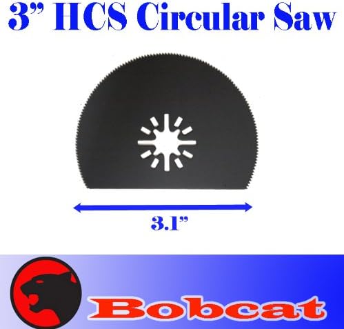 3" High Carbon Steel Oscillating Multi Tool Saw Blade for Fein Multimaster Bosch Multi-x Craftsman Nextec Dremel Multi…