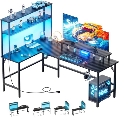 Top-Deal des Tages: Hammer-Deal: HLONONE Gaming Tisch mit LED,... für schmale 76,49€ ergattern. Gleich mal ansehen!