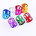 Sumind 100 Pieces Dreadlocks Metal Hair Cuffs Hair Braiding Beads Filigree Hair Accessory, Assorted Colors