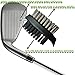 Golf Club Brush and Club Groove Cleaner 2 Feet Retractable Zip-line Aluminum Carabiner,Wire,Nylon Brush and Spike Cleaning Tool,Ergonomic Design, Easily Attaches to Golf Bag