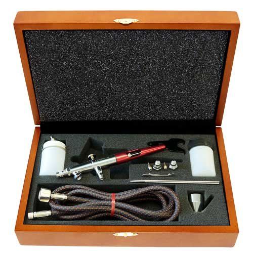 Paasche VLST-PRO Double Action Airbrush in Wood Case