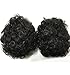 Beauty Forever Fashion Curly Ponytail, Twins Buns Clip In Elastic Drawstring Ponytail, African American Black Short Afro Kinky Curly Hair Extension, Synthetic Puff Hair(2 pieces)