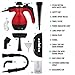 Comforday Multi-Purpose Handheld Pressurized Steam Cleaner with 12-Piece Accessories for Stain Removal, Carpets, Curtains, Car Seats, Kitchen Surface & Much More (Red)