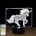 easuntec Night Light Unicorn 3D Night Light 7 Colors Change with Remote Night Lights for Kids Room Decor for Kids (Unicorn)