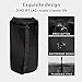 Extra Large Collapsible Laundry Hamper Round Tall Dirty Laundry Basket Foldabe Waterproof Bag Standing Laundry Bin Heavy Duty Laundry Liners (Black)