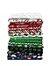 10 Fat Quarters - Assorted Patrick Lose Christmas Cheer Holidays Red Green White Quality Quilters Cotton Fabrics M222.18