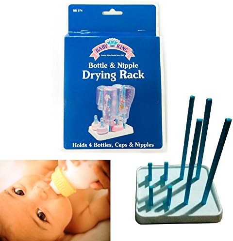New Baby Bottle Drying Rack Organizer Dryer Holder 4 Bottles Niples Accesories