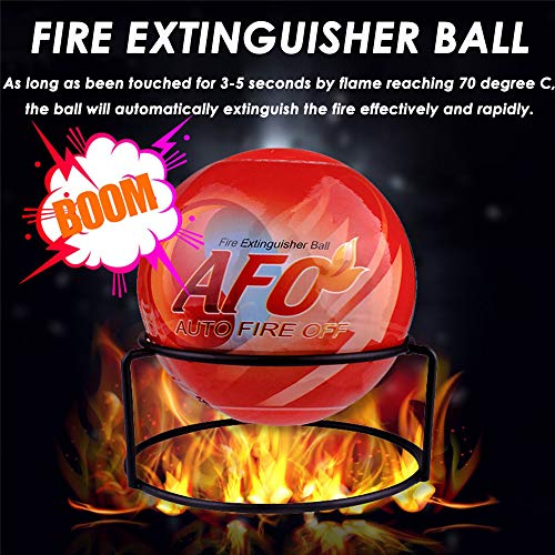 Fire Extinguisher Ball AFO Automatic SelfActivation Fire Ball With Wall Mounting Bracket Fire