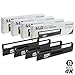 LD Products Compatible Ribbon Cartridge Replacement for Epson S015631 (Black, 4-Multipack) Compatible with The Following Epson Printer Model LX-350 Impact Printer