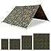 Aqua Quest Defender King Kamo Tarp - 100% Waterproof Heavy Duty Nylon Material - Extremely Durable Tarpaulin - 13 x 10 ft Large / XL - Camo, Camouflage, Brown, Black, Olive, Tan, Green
