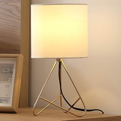 Cotulin Gold Modern Metal Small Table Lamp Simple Hollow Out