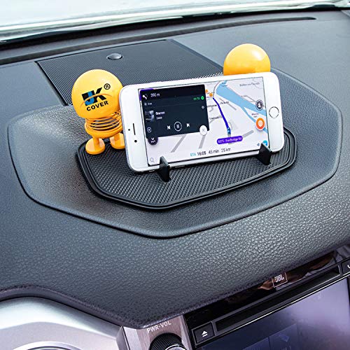 JKCOVER Dash Center Console Table Storage Tray Compatible with Toyota Tundra 2014 2015 2016 2017 2018 2019 2020 Accessories,Dashboard Organizer Phone Holder Cradle Instrument - Thumbnail 7