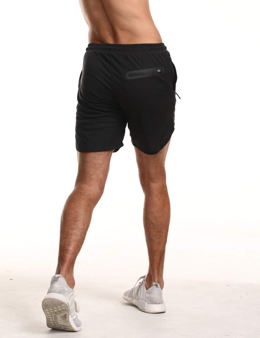 FLYFIREFLY Men's 2-in-1 Workout Running Shorts 7" Lightweight Gym Yoga Training Sport Short Pants: Clothing